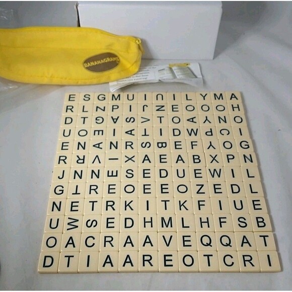 Bananagrams Tile Game Set Family Game Night COMPLETE - Picture 2 of 11
